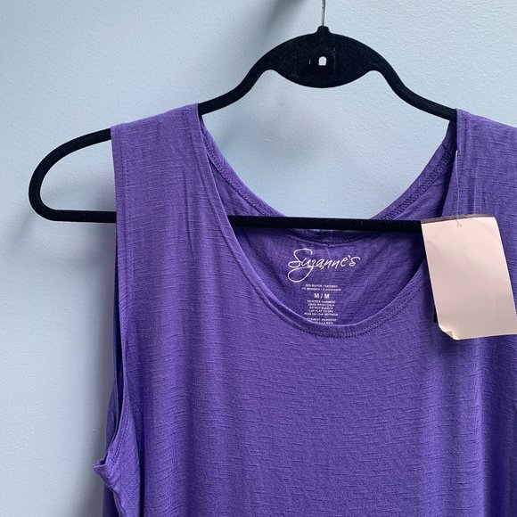 flowy purple summer tank // SUZANNE'S M - Picture 2 of 3